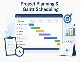 Project Planning & Gantt Scheduling